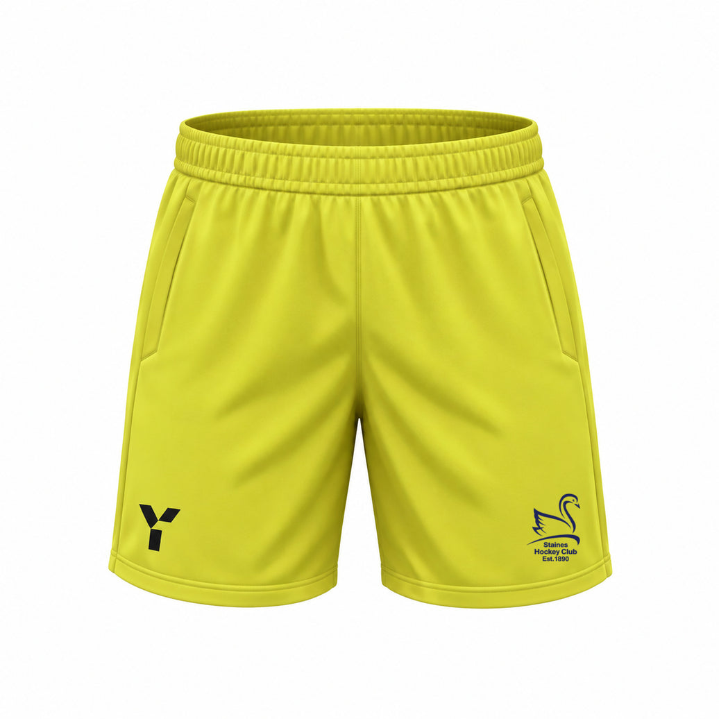 Staines HC - GK Shorts - Yellow