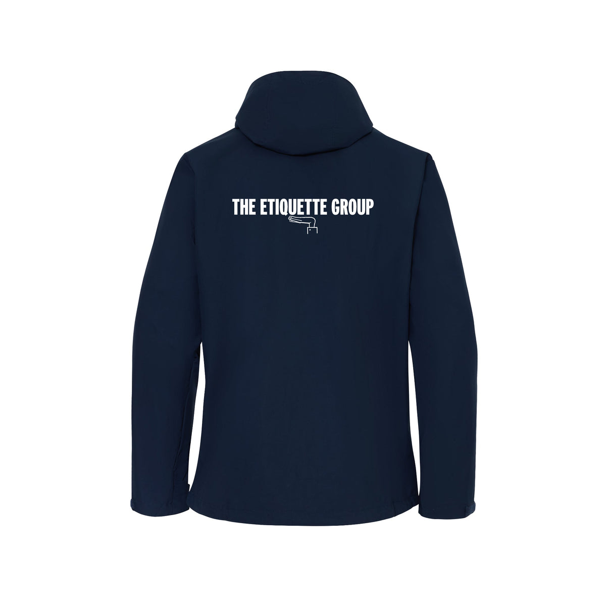 The Etiquette Group - Raincoat Unisex Navy club teamwear by Y1 - view 2