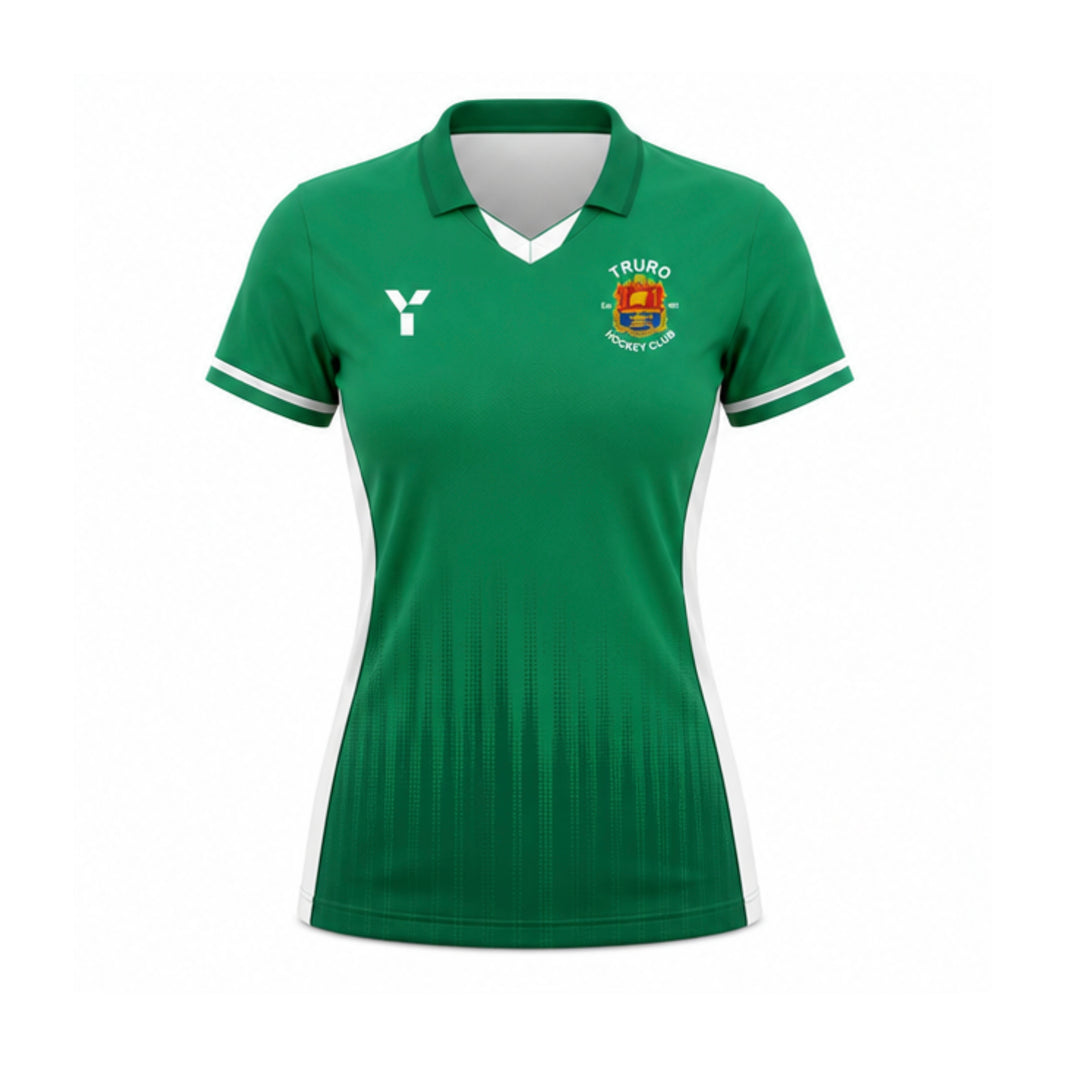 Truro HC - Women's Playing Shirt Green (Home) [PRE-ORDER]