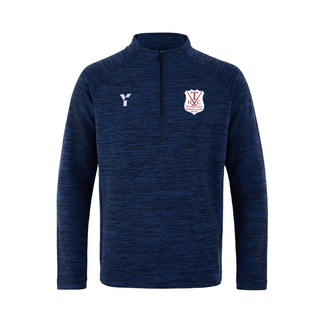 Taunton Vale HC - Fugi Quarter Zip Unisex Navy Melange (SALE)