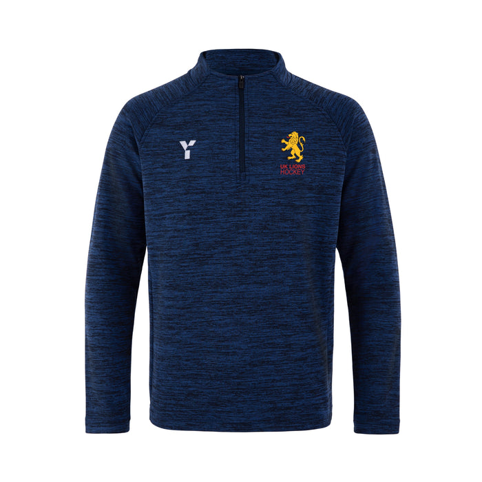 UK Lions HC - Fugi Quarter Zip Unisex Navy Melange (SALE)