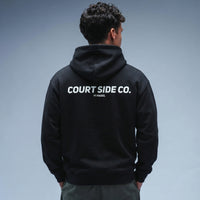 Oversized Courtside Hood Black