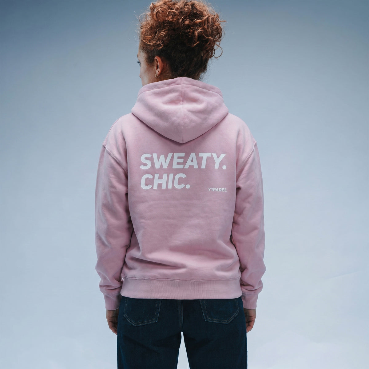 Oversized Sweaty Chic Hood Pink