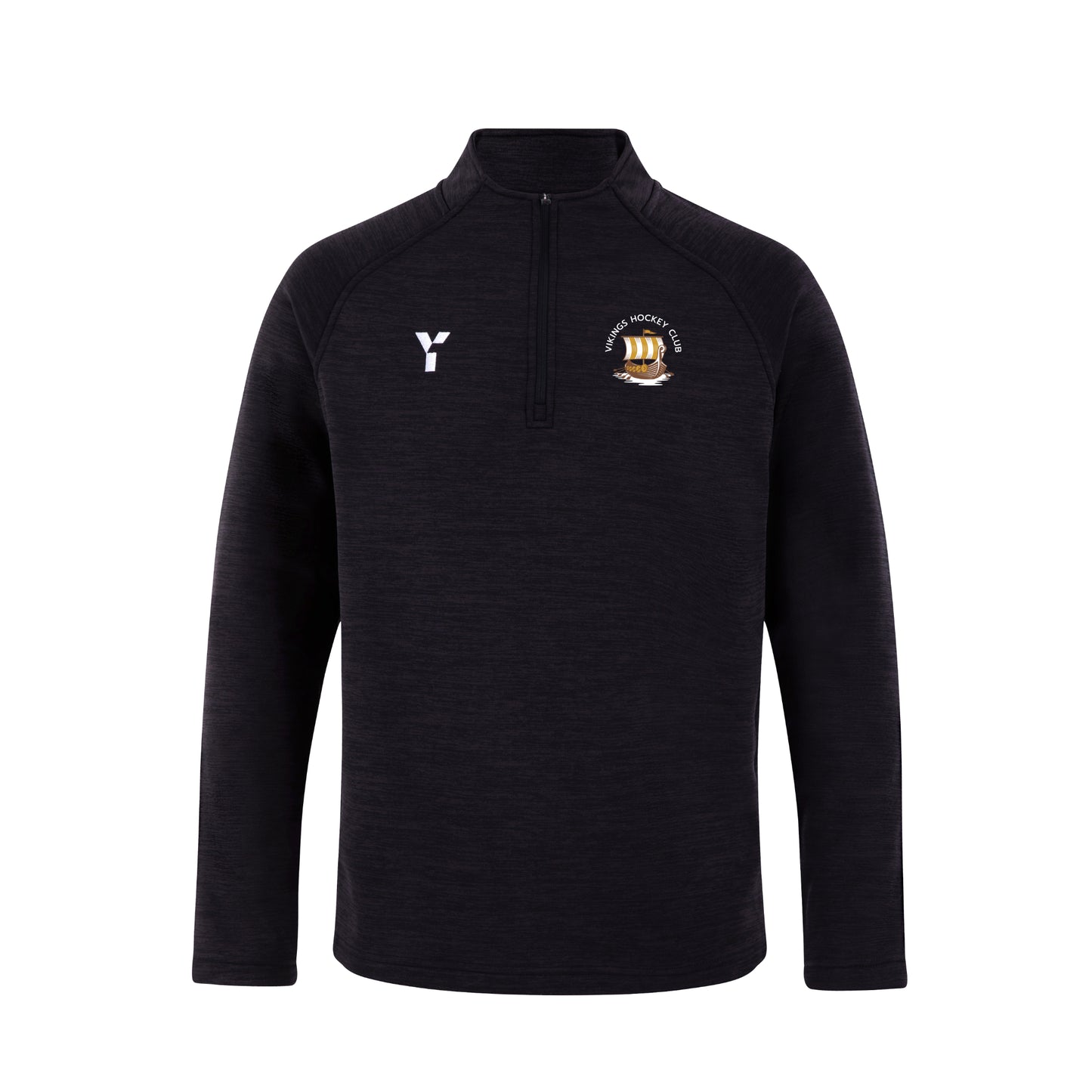 Vikings HC - Fugi Quarter Zip Unisex Black Melange