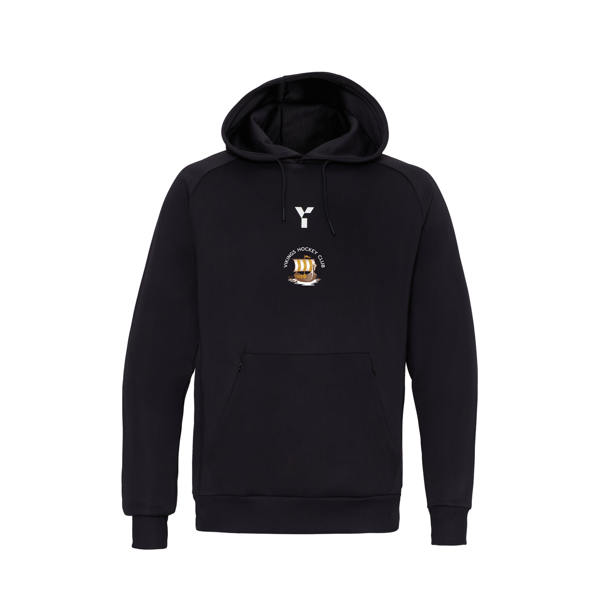 Vikings HC - Performance Hoody Unisex Black club teamwear by Y1