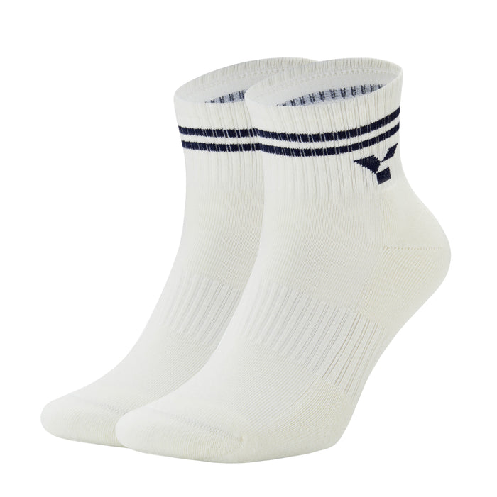 Vintage Half Crew Off-White Trainer Socks
