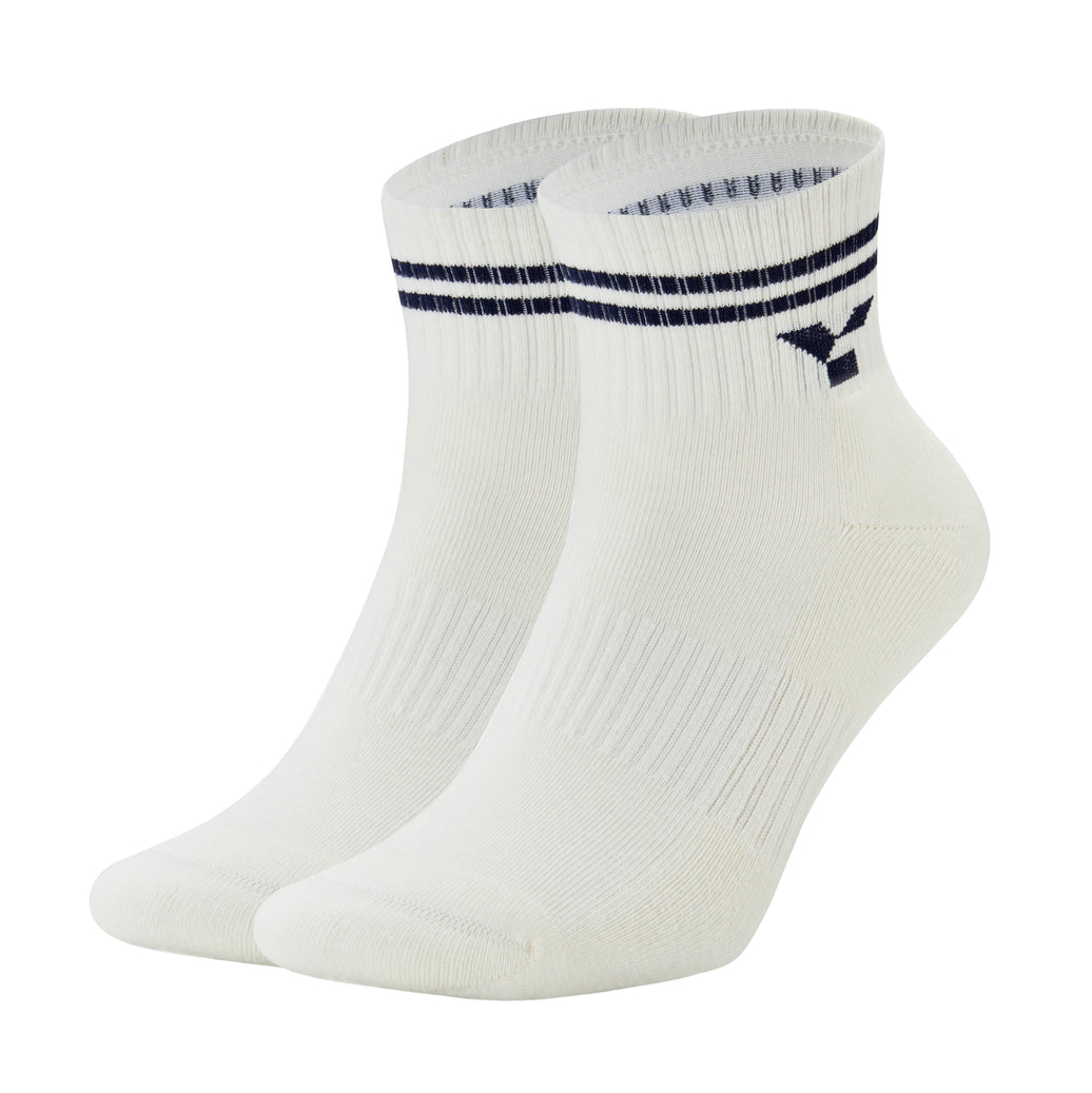 Vintage Half Crew Off-White Trainer Socks