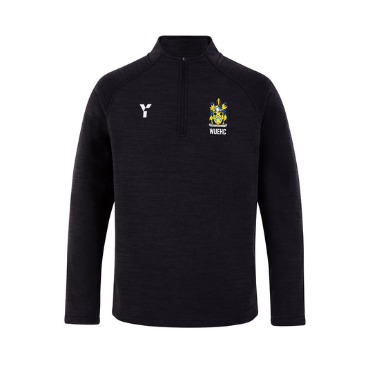 Wotton-under-Edge HC - Fugi Quarter Zip Unisex Black Melange
