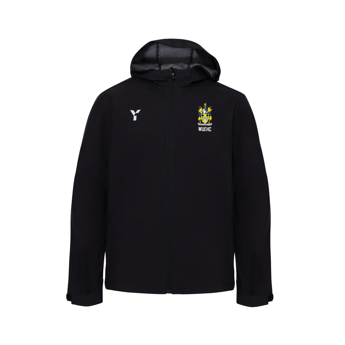 Wotton-under-Edge HC - Raincoat Unisex Black club teamwear by Y1