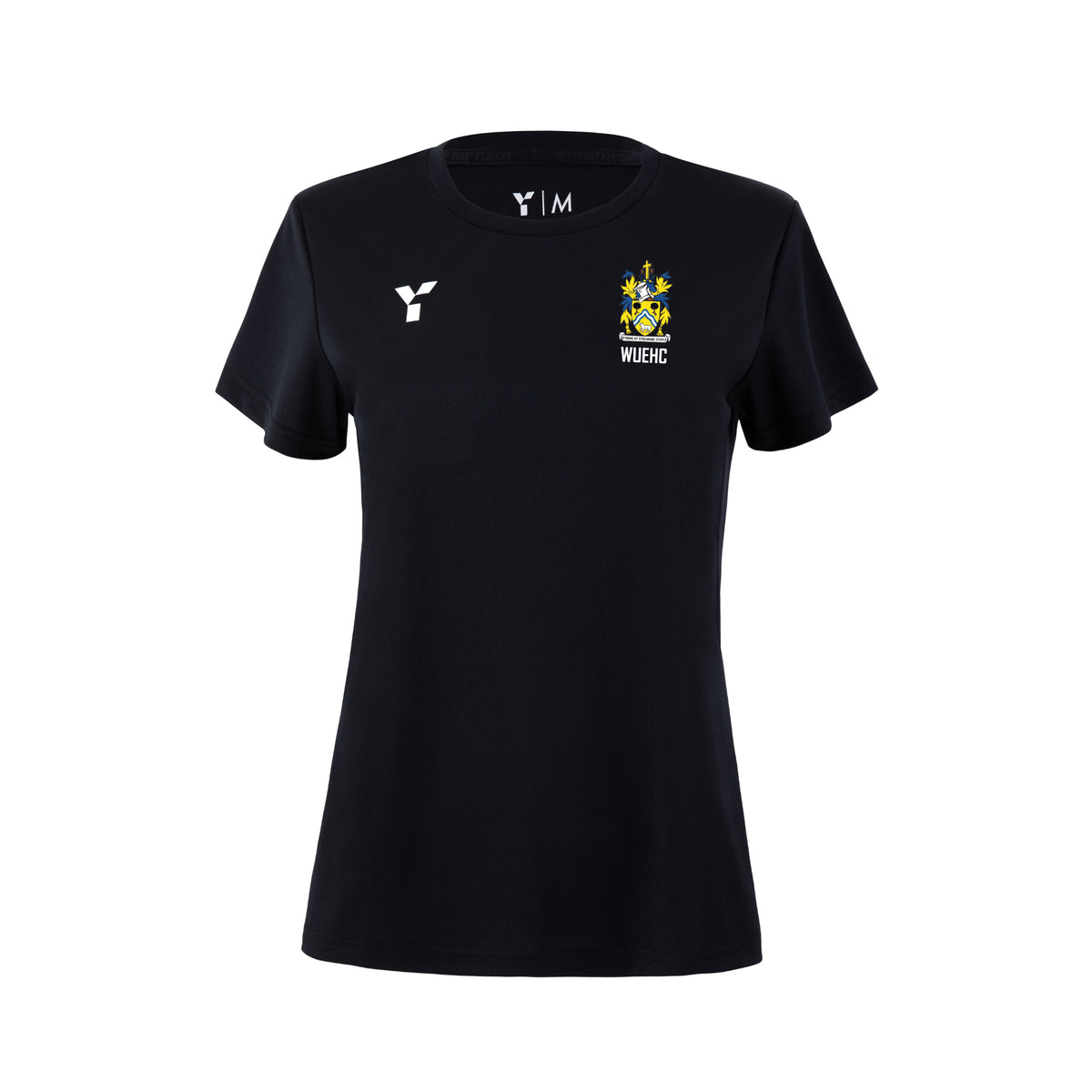 Wotton-under-Edge HC - Short Sleeve Training Top Women's Black club teamwear by Y1