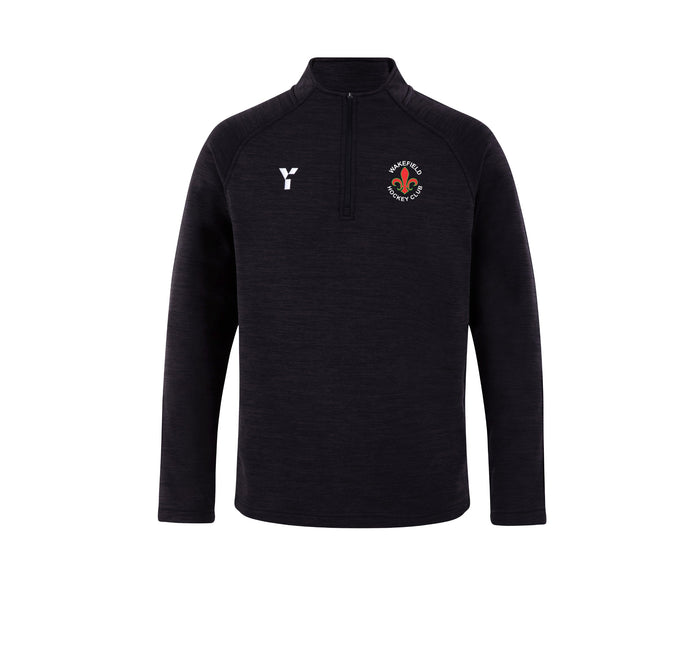 Wakefield HC - Fugi Quarter Zip Unisex Black Melange (SALE)