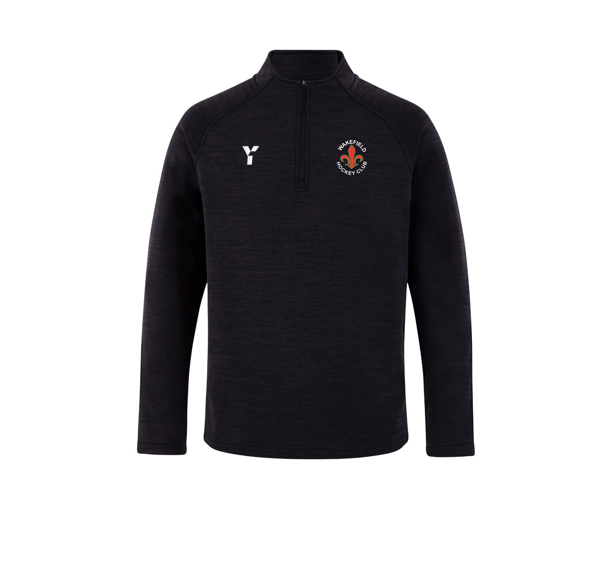 Wakefield HC - Fugi Quarter Zip Unisex Black Melange (SALE)