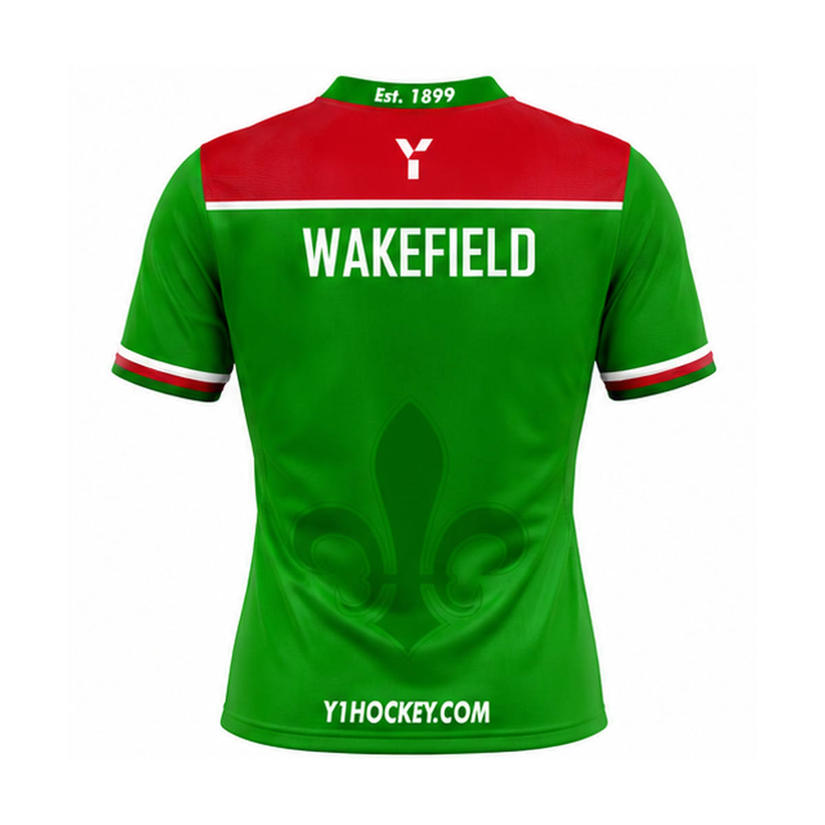 Wakefield HC - Men's Home Playing Shirt (2023) club teamwear by Y1 - view 2