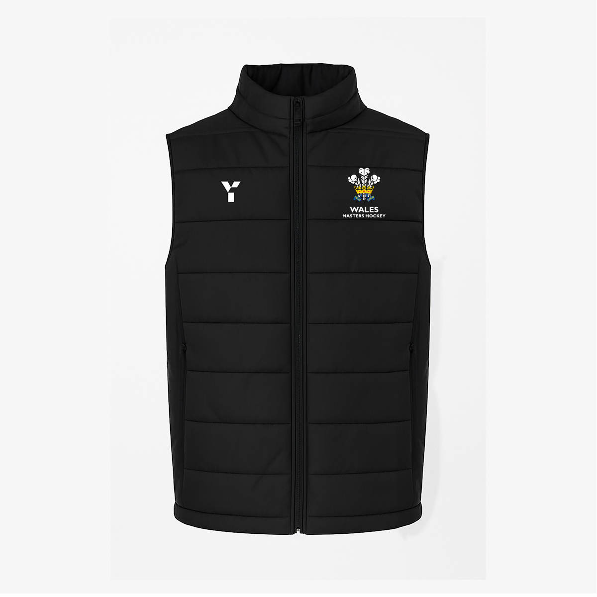 Wales Masters - Gilet Men's Black club teamwear by Y1