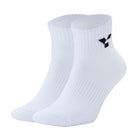 White Half Crew Trainer Socks