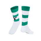 Green & White Playing Socks