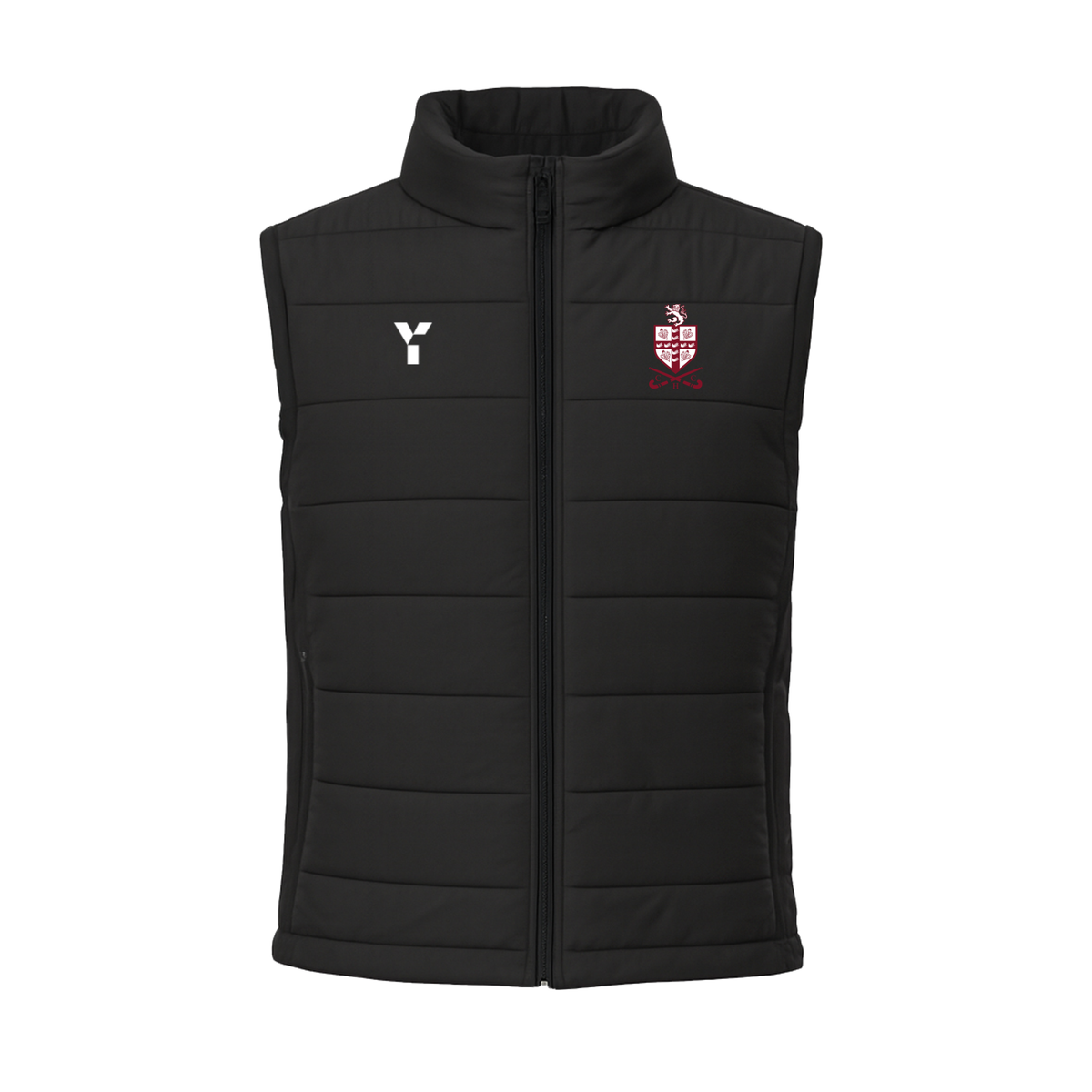 Crawley HC - Gilet Women's Black club teamwear by Y1