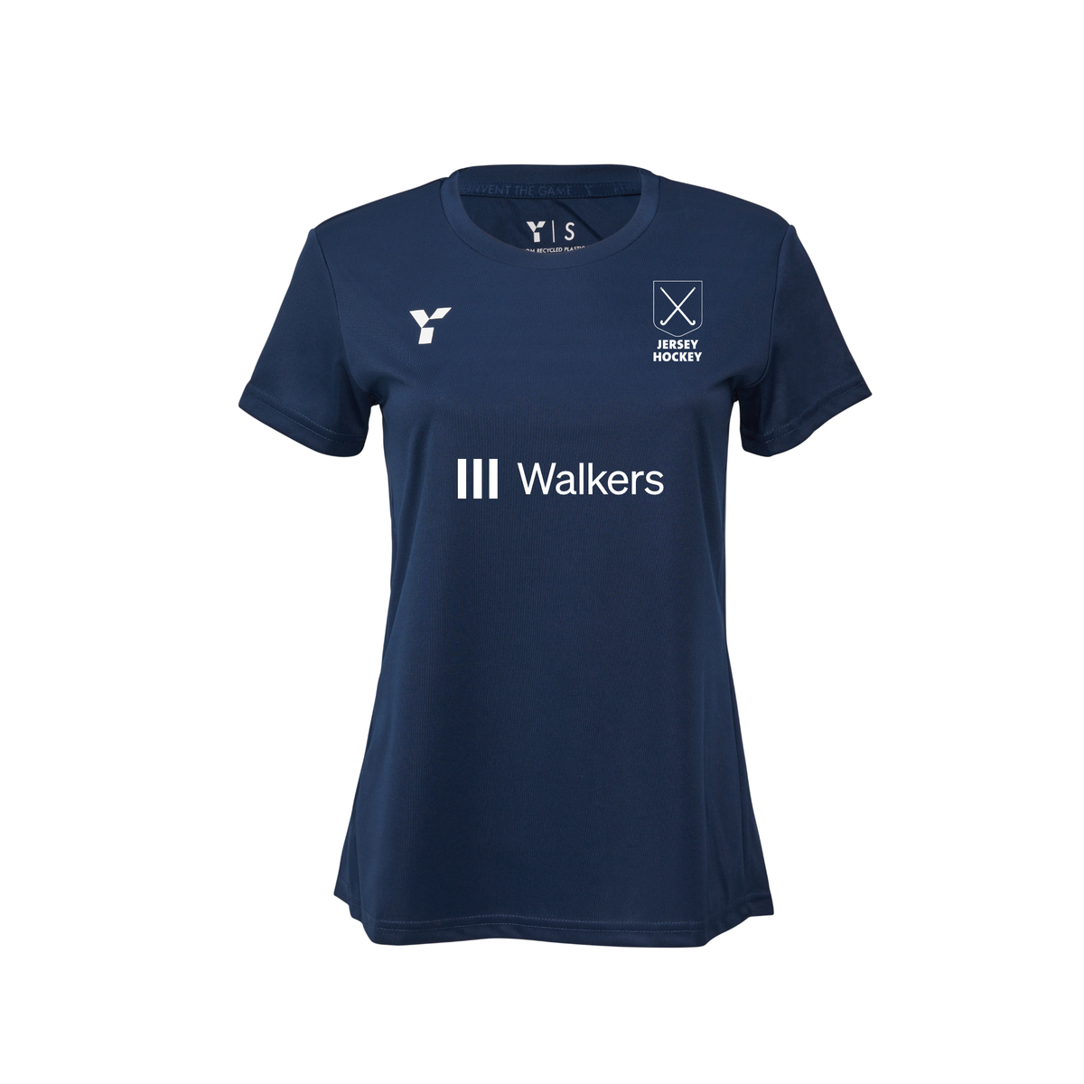 Jersey Hockey - Short Sleeve Training Top Women's Navy (Walkers) club teamwear by Y1