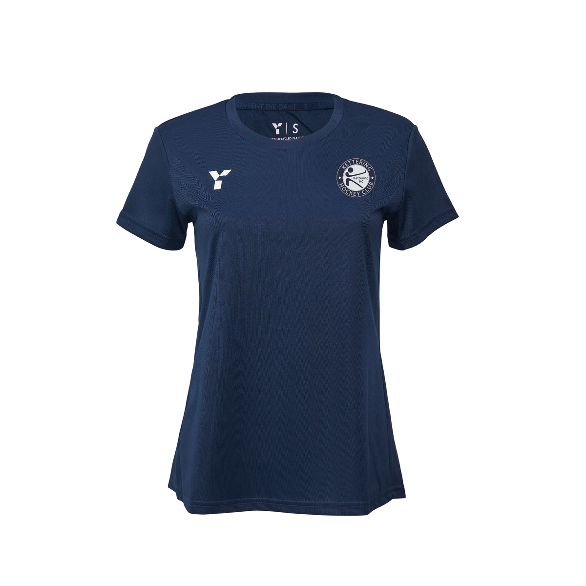 Kettering HC - Short Sleeve Training Top Women's Navy club teamwear by Y1
