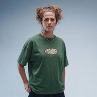 Women's Oversized Y1 Padel Pill Tee Stonewash Green
