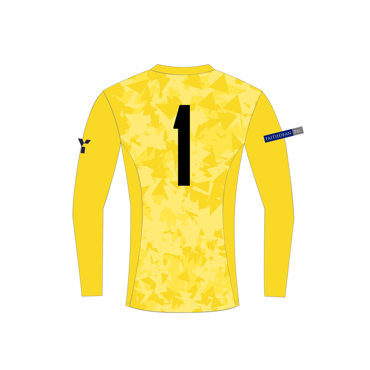Holcombe TA - GK Smock (Long Sleeve) - Yellow club teamwear by Y1 - view 2