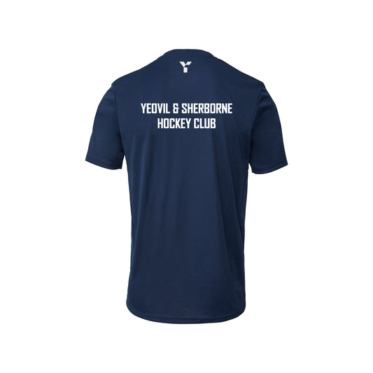 Yeovil & Sherborne - Youth Short Sleeve Training Top Unisex Navy