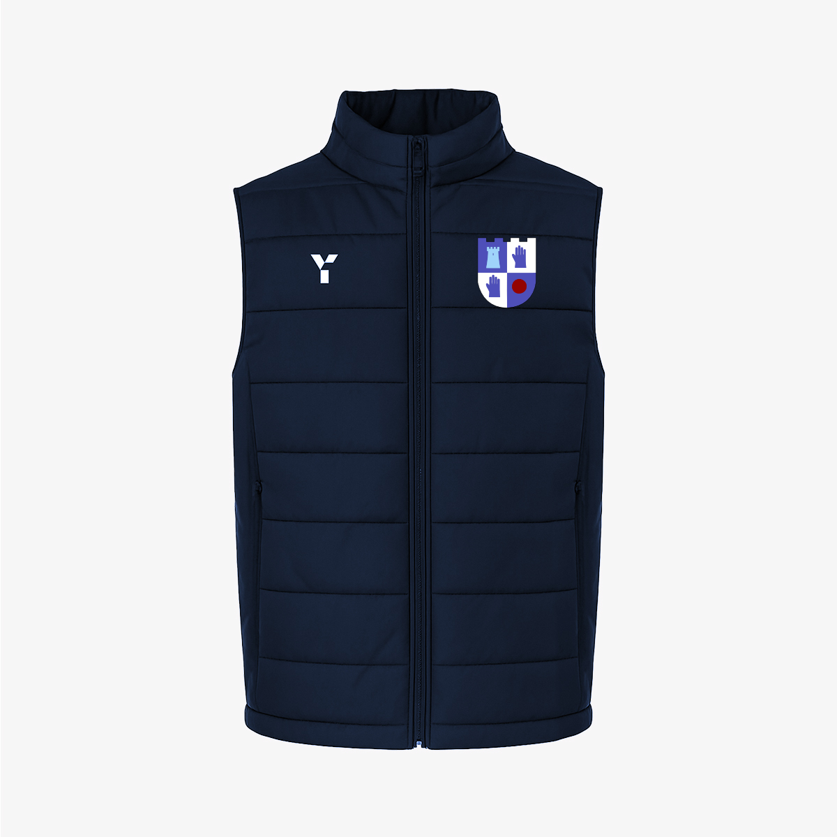 Yeovil & Sherborne - Gilet Men's Navy club teamwear by Y1
