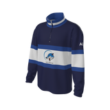Retro Quarter Zip Fleece 5 Y1 Custom Retro Quarter Zip Fleece. (x 19)