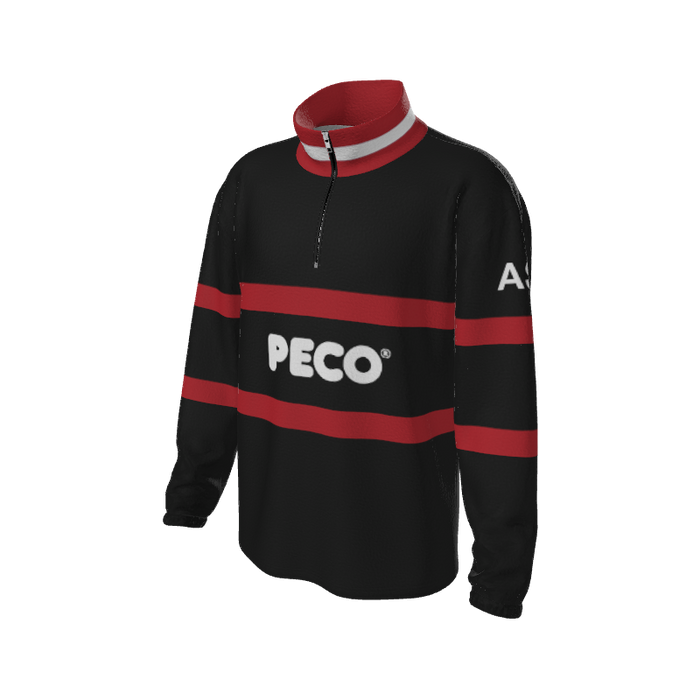 Retro Quarter Zip Fleece 5 Y1 Custom Retro Quarter Zip Fleece. (x 15)