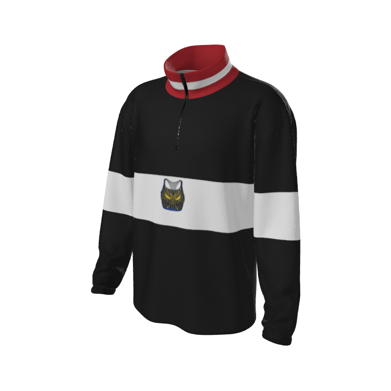 Retro Quarter Zip Fleece 1 Y1 Custom Retro Quarter Zip Fleece. (x 15) by Y1