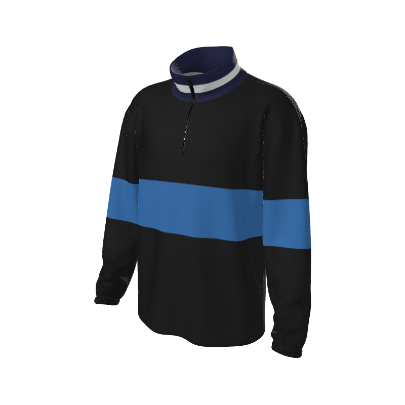 Retro Quarter Zip Fleece 1 Y1 Custom Retro Quarter Zip Fleece. (x 22) by Y1