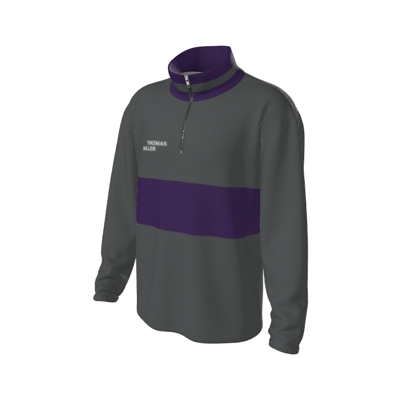 Retro Quarter Zip Fleece 6 Y1 Custom Retro Quarter Zip Fleece. (x 35)