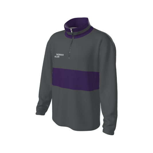 Retro Quarter Zip Fleece 6 Y1 Custom Retro Quarter Zip Fleece. (x 35)
