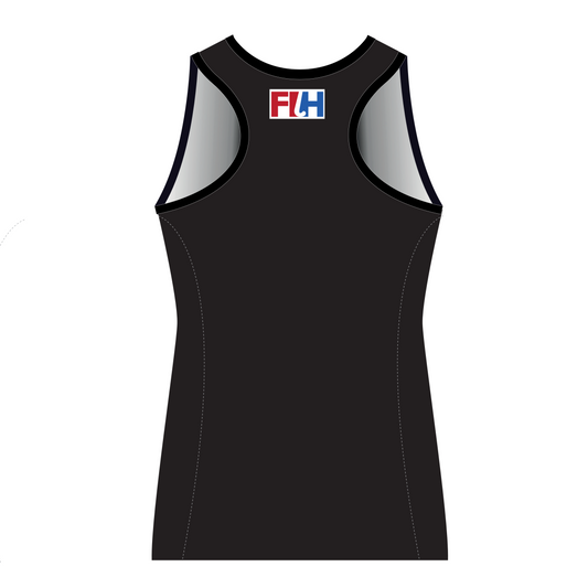 Wales Masters - Ladies Playing Tank (Racer Back) Black