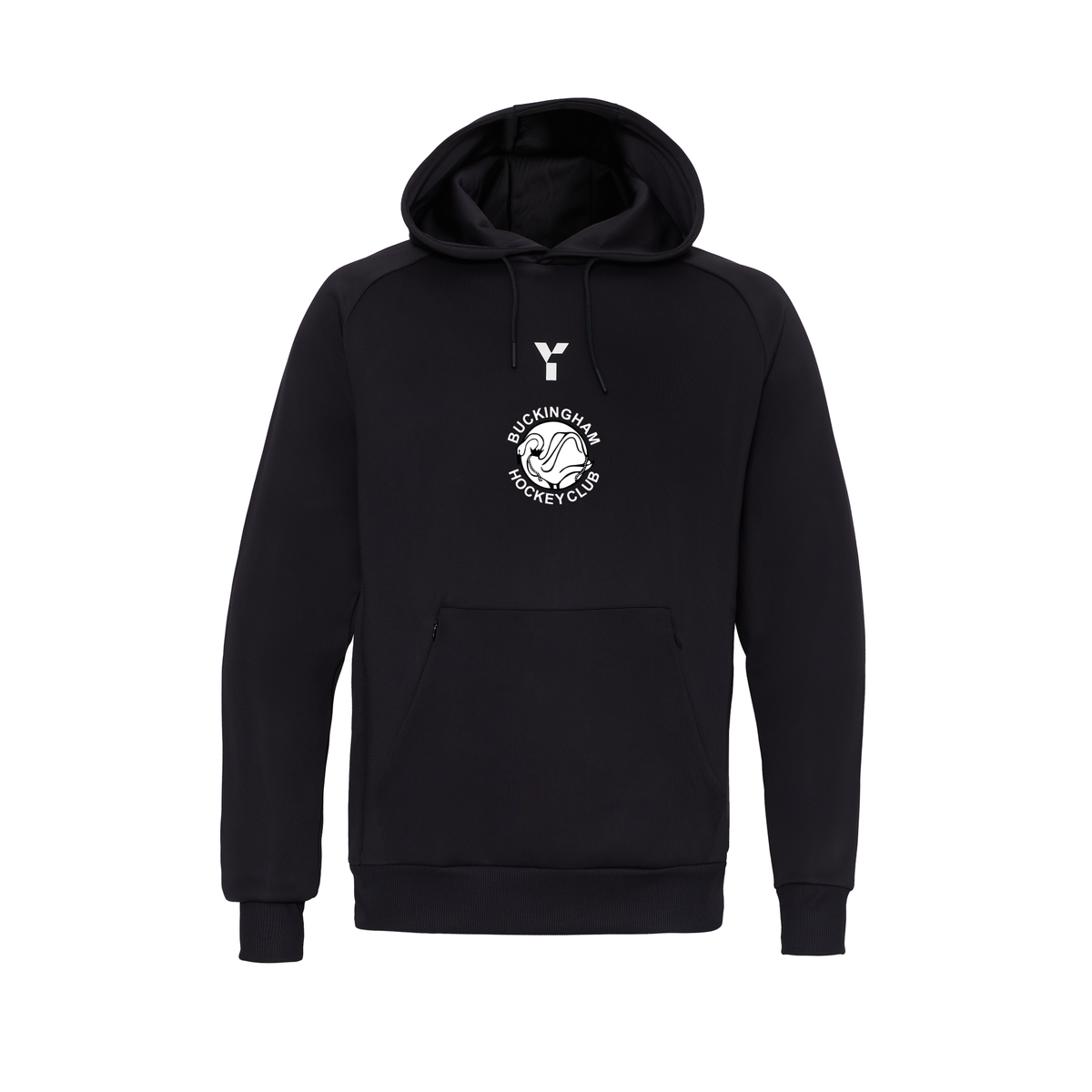 Buckingham HC - Performance Hoody Unisex Black club teamwear by Y1