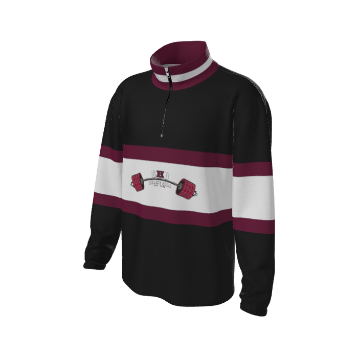 Retro Quarter Zip Fleece 5 Y1 Custom Retro Quarter Zip Fleece. (x 18)