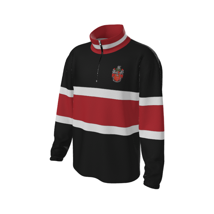 Retro Quarter Zip Fleece 5 Y1 Custom Retro Quarter Zip Fleece. (x 17)