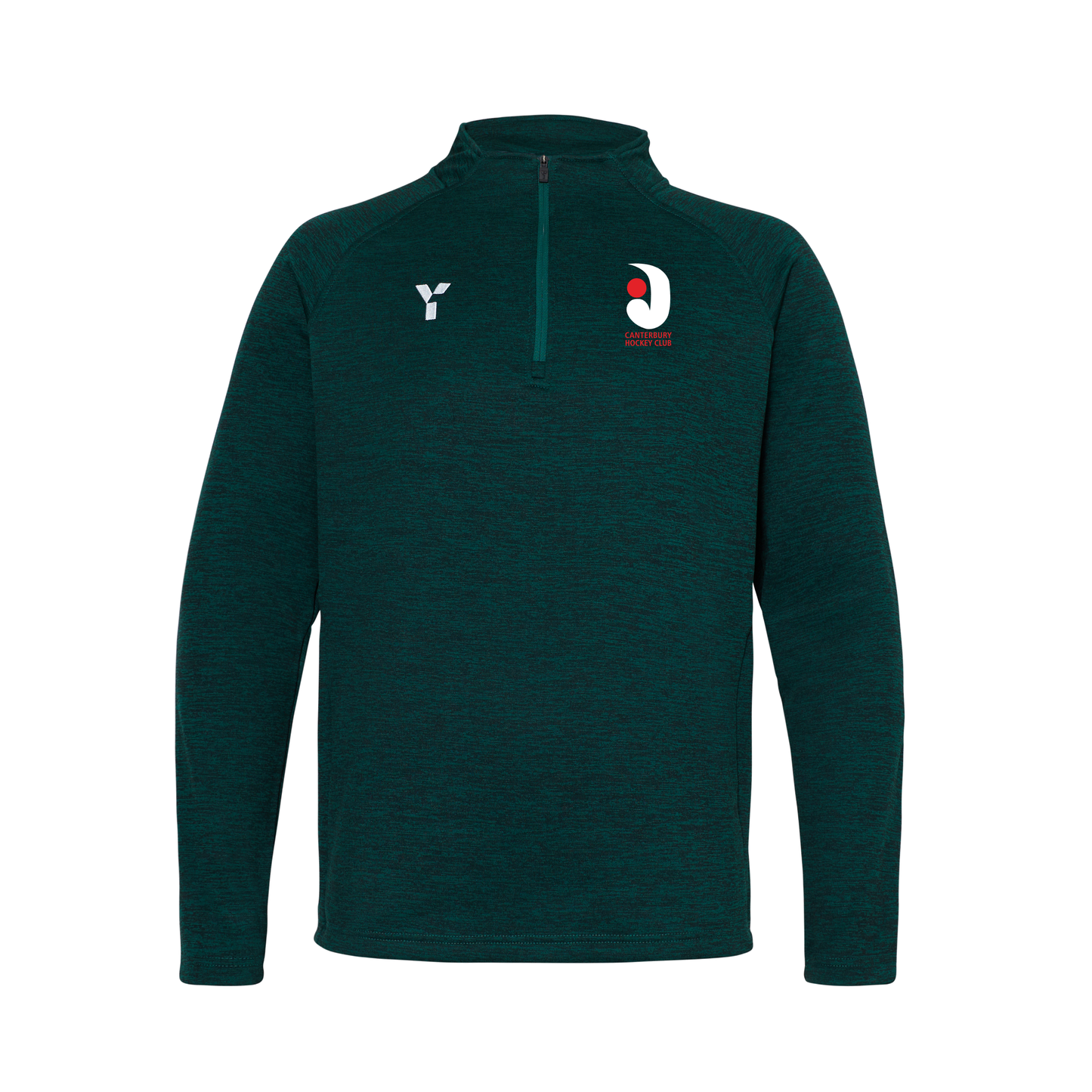 Canterbury HC - Fugi Quarter Zip Unisex Green Melange (Internal Distribution)