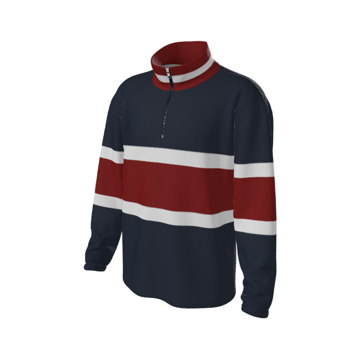 Retro Quarter Zip Fleece 5 Y1 Custom Retro Quarter Zip Fleece. (x 75)