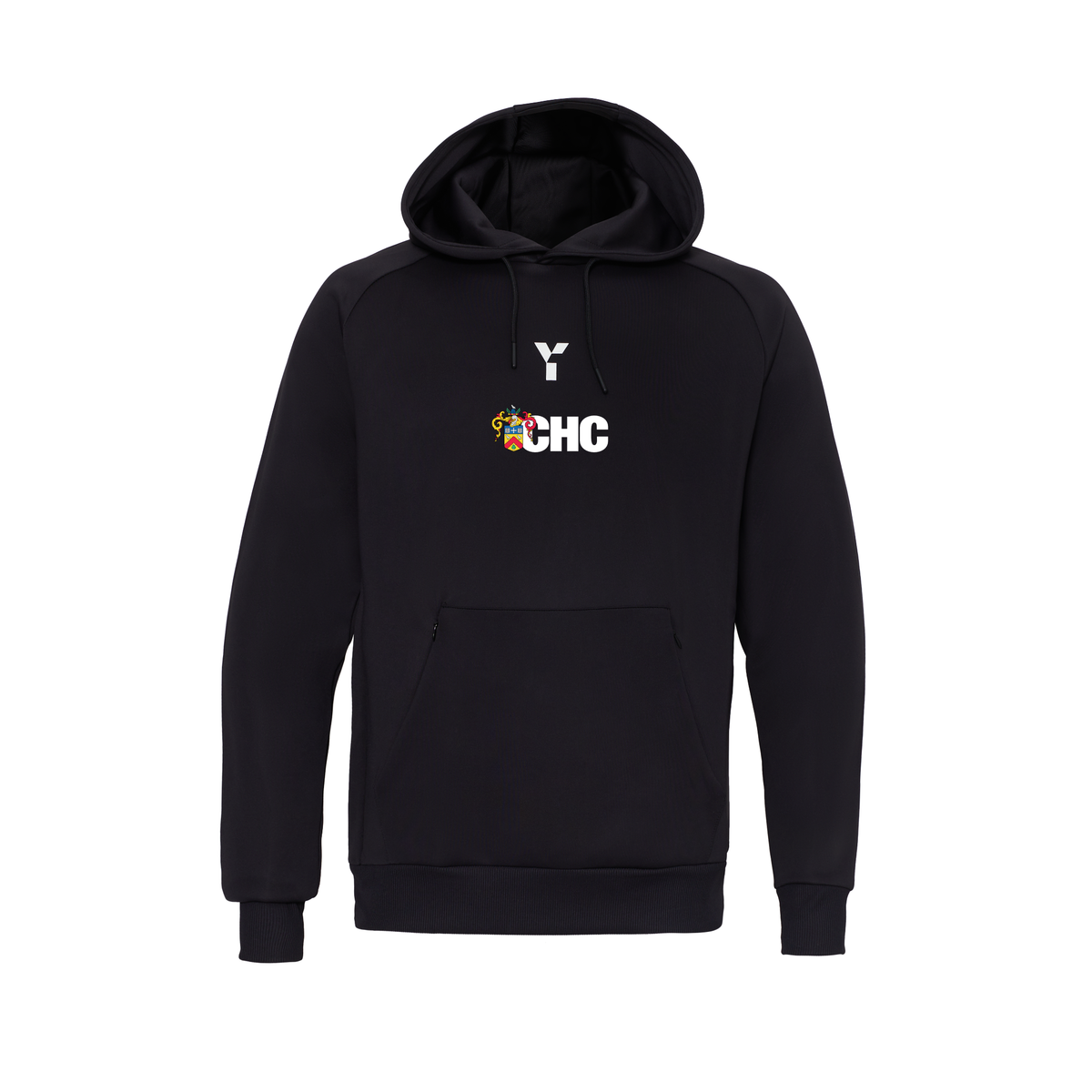 Cheltenham HC - Performance Hoody Unisex Black club teamwear by Y1
