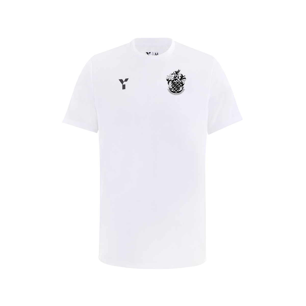 Cambridge South HC - Short Sleeve Training Top Men's White club teamwear by Y1