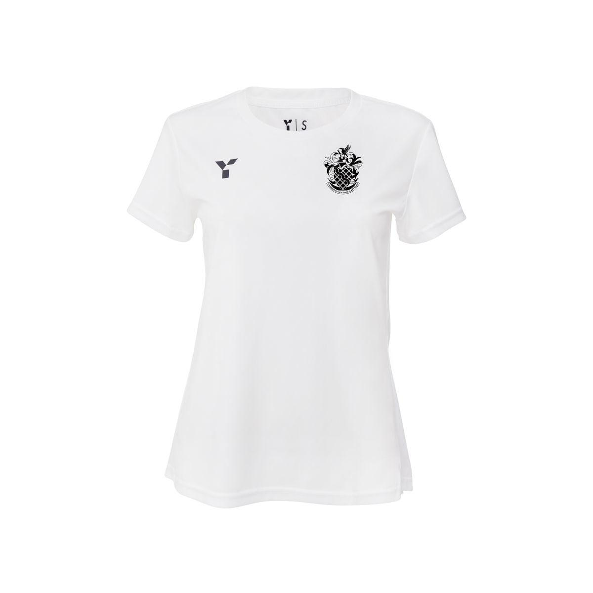 Cambridge South HC - Short Sleeve Training Top Women's White club teamwear by Y1
