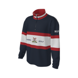 Retro Quarter Zip Fleece 5 Y1 Custom Retro Quarter Zip Fleece. (x 17)