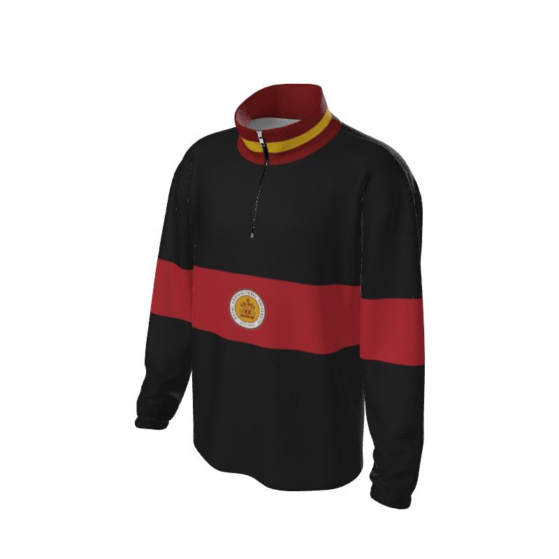 Retro Quarter Zip Fleece 5 Y1 Custom Retro Quarter Zip Fleece. (x 19)