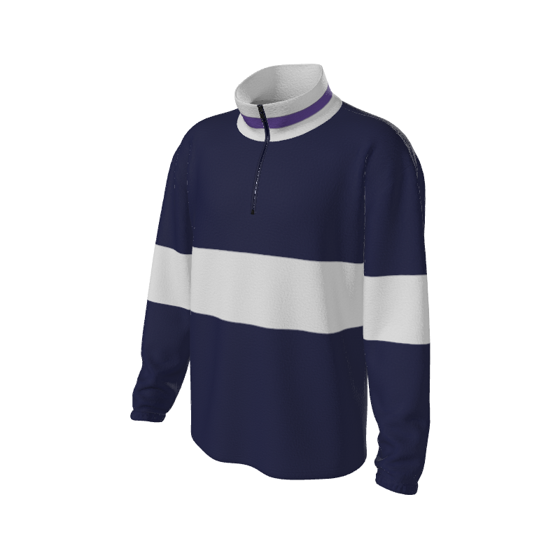 Retro Quarter Zip Fleece 1 Y1 Custom Retro Quarter Zip Fleece. (x 15) by Y1