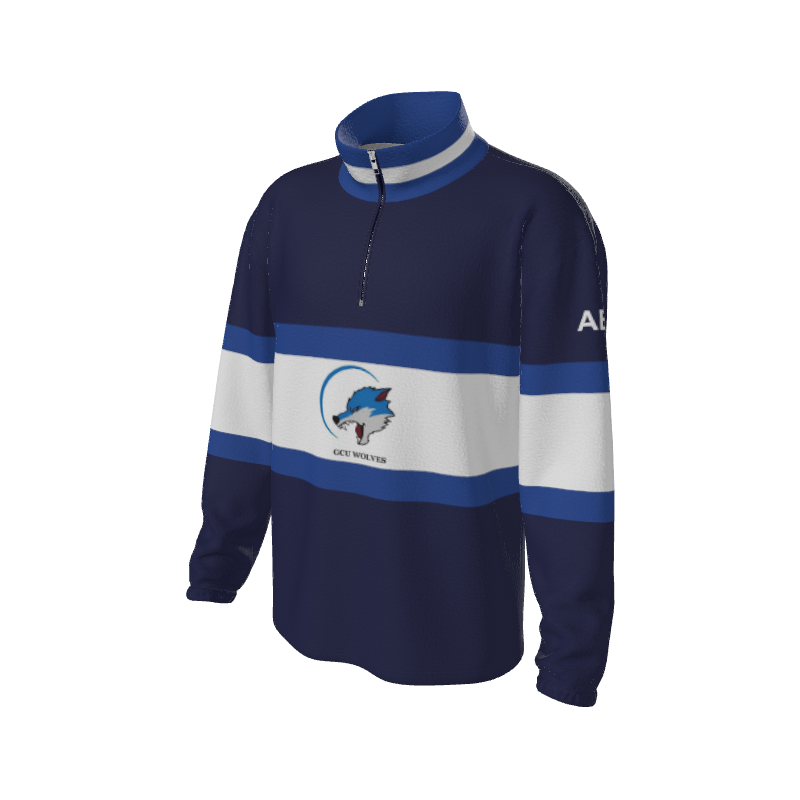 Retro Quarter Zip Fleece 5 Y1 Custom Retro Quarter Zip Fleece. (x 19)