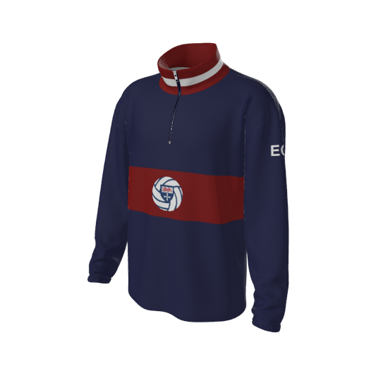 Retro Quarter Zip Fleece 6 Y1 Custom Retro Quarter Zip Fleece. (x 15)