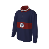 Retro Quarter Zip Fleece 6 Y1 Custom Retro Quarter Zip Fleece. (x 15)