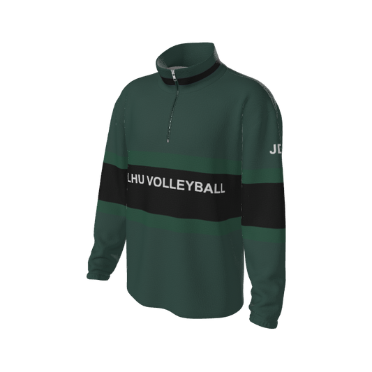 Retro Quarter Zip Fleece 5 Y1 Custom Retro Quarter Zip Fleece. (x 17)