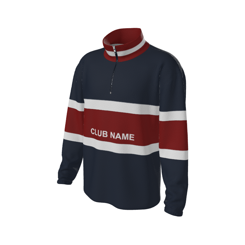 Retro Quarter Zip Fleece 5 Y1 Custom Retro Quarter Zip Fleece. (x 35)